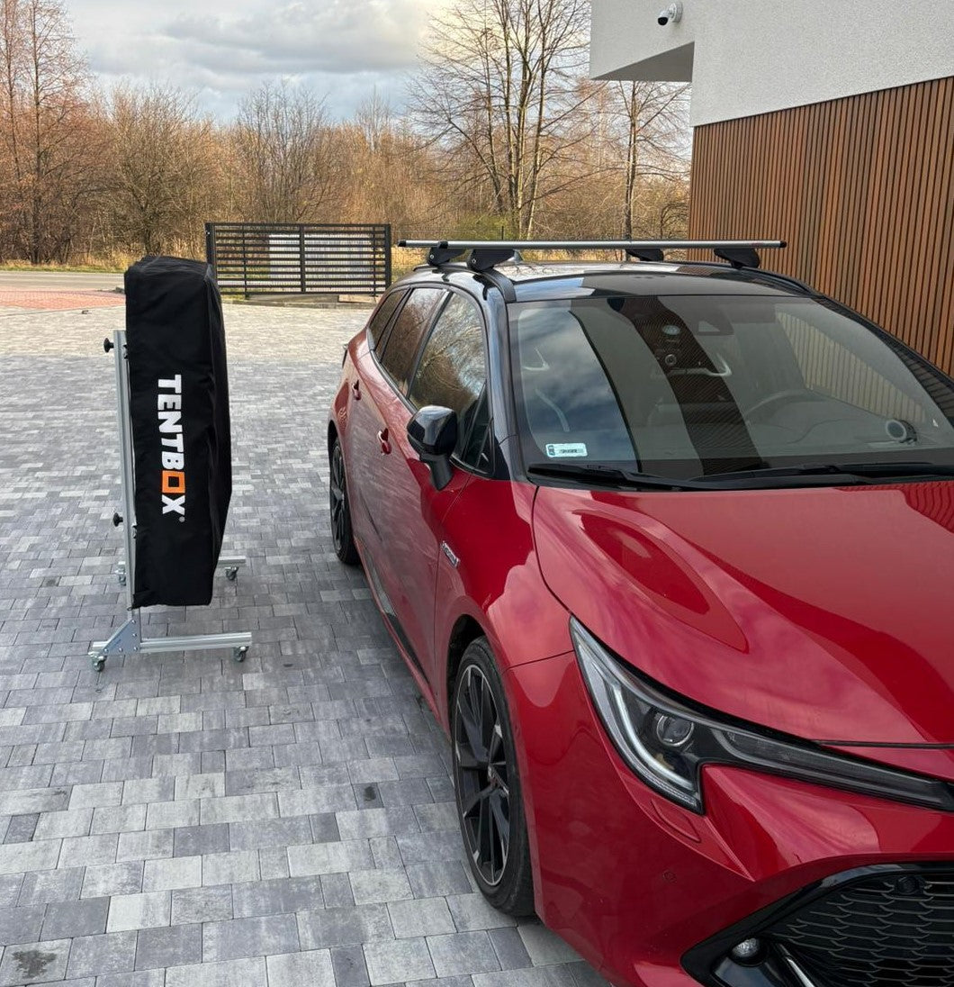 Mobilny stojak do przechowywania namiotu